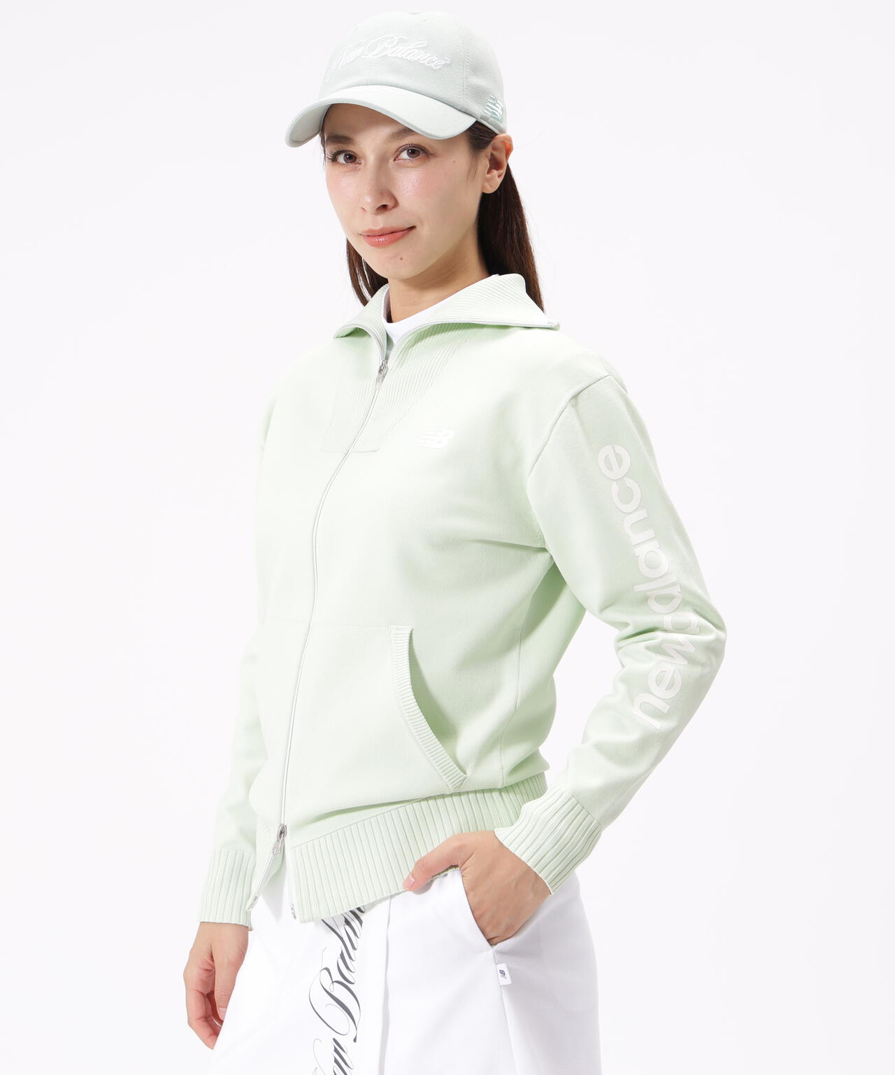 フルジップ ニット ブルゾン (WOMENS)