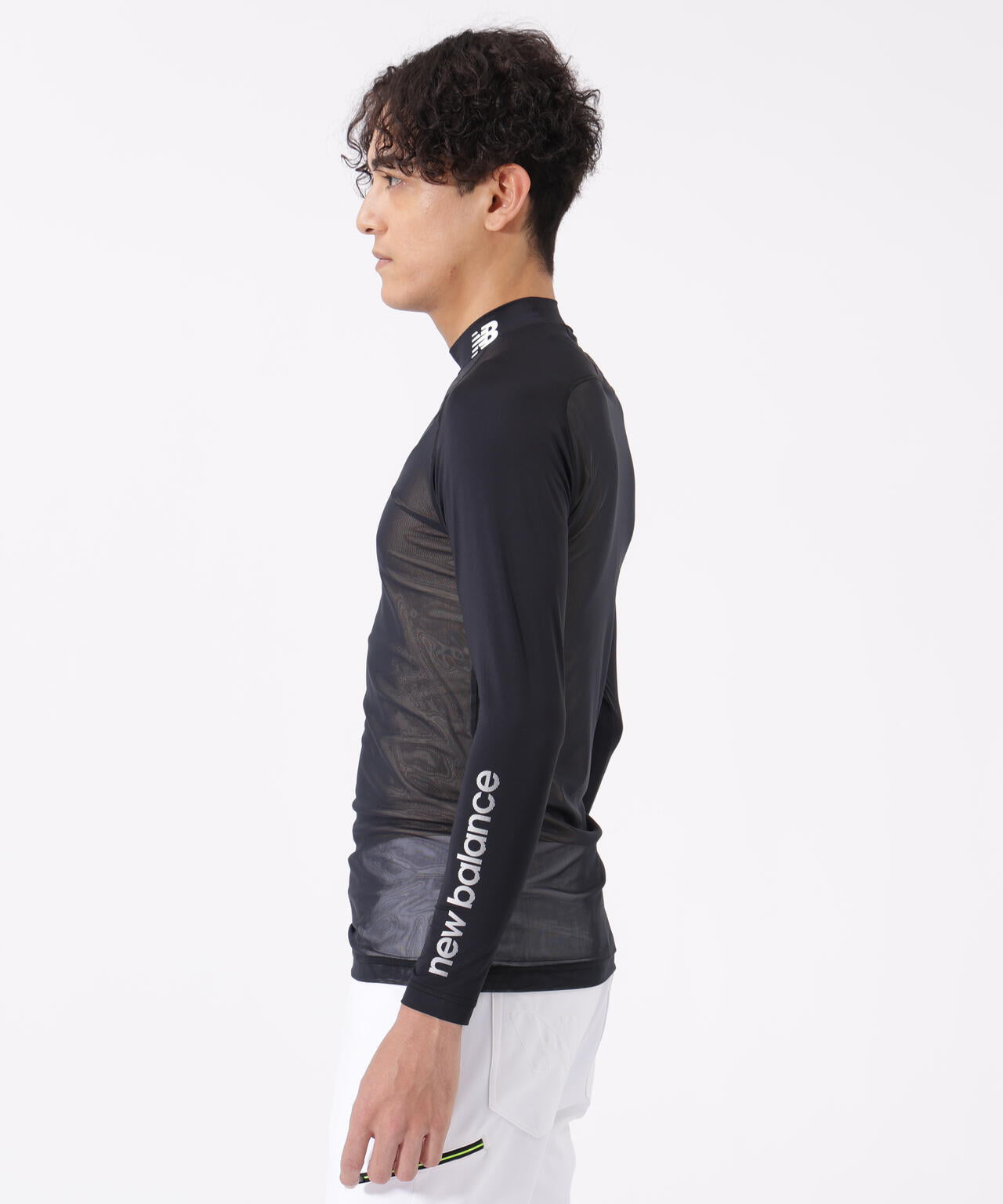 UV 接触冷感 モックネック インナー プルオーバー (MENS)