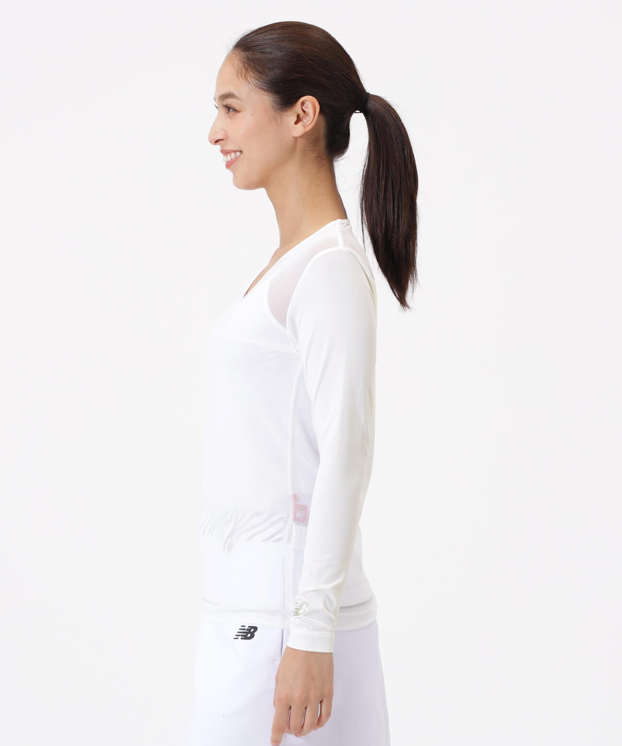 接触冷感 Uネック インナー プルオーバー (WOMENS)