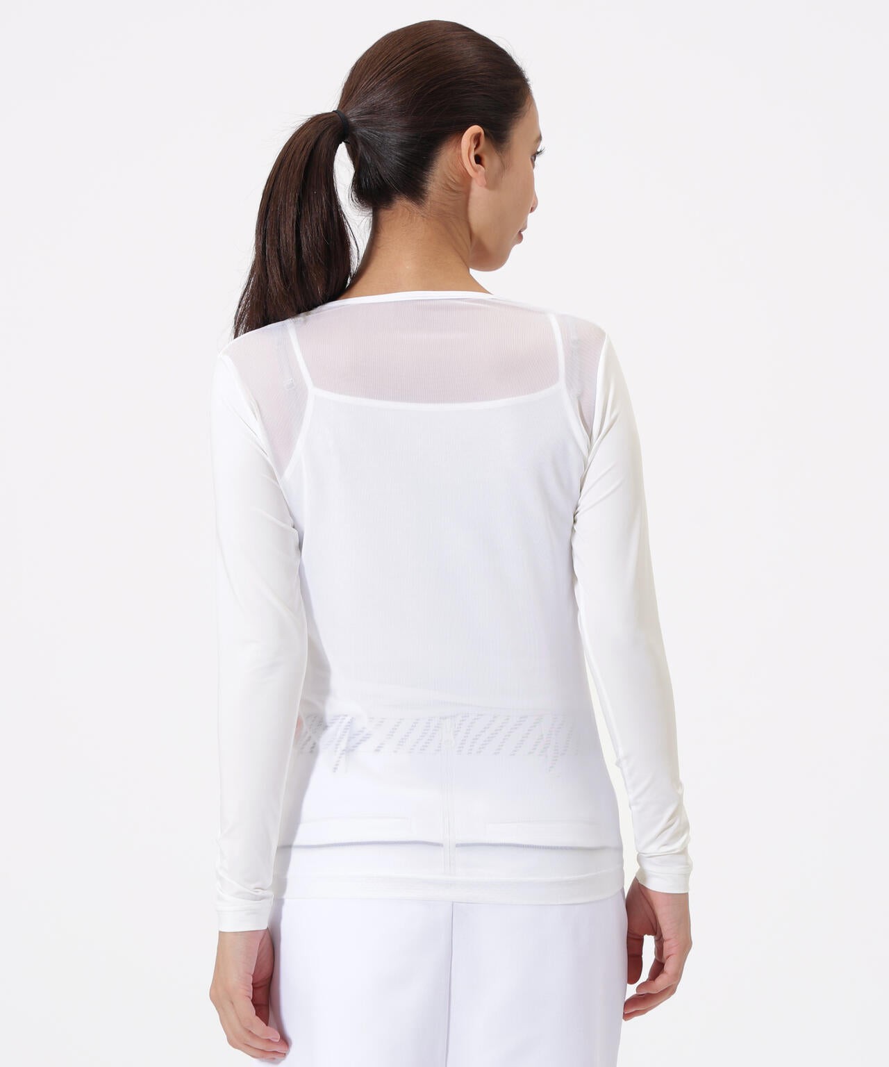 接触冷感 Uネック インナー プルオーバー (WOMENS)