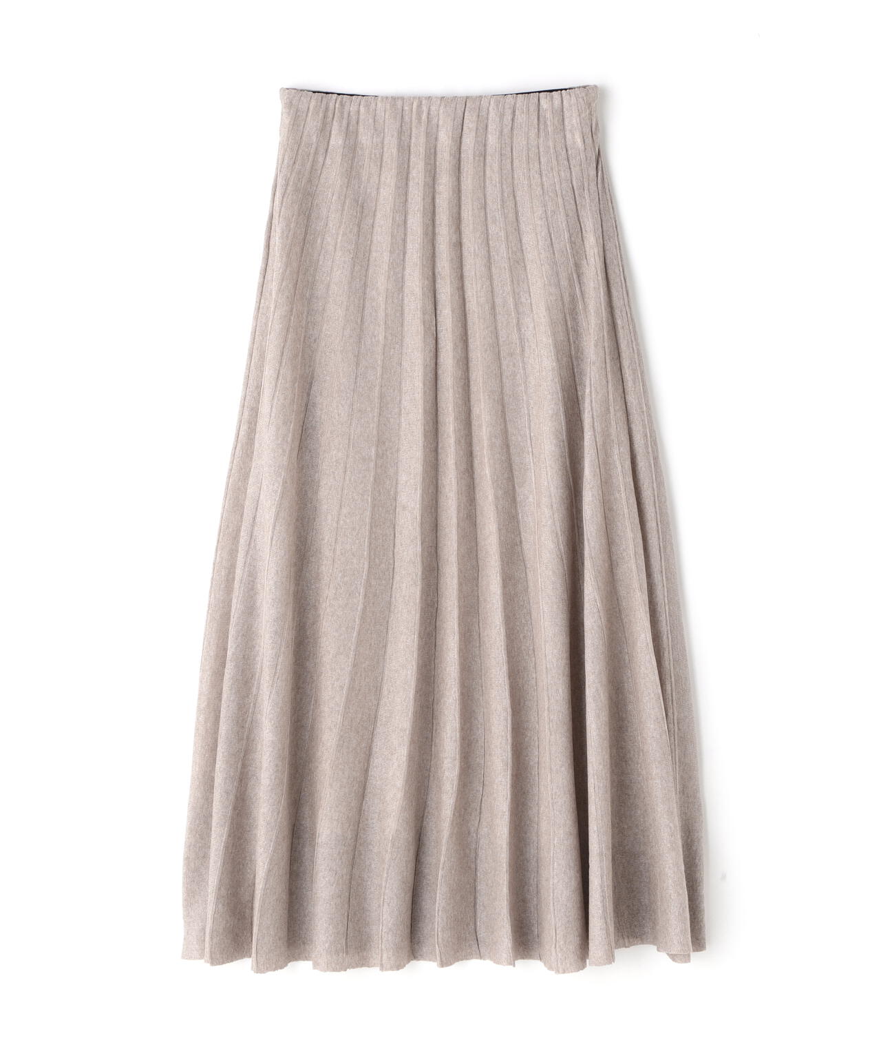 プリーツラメニットスカート*