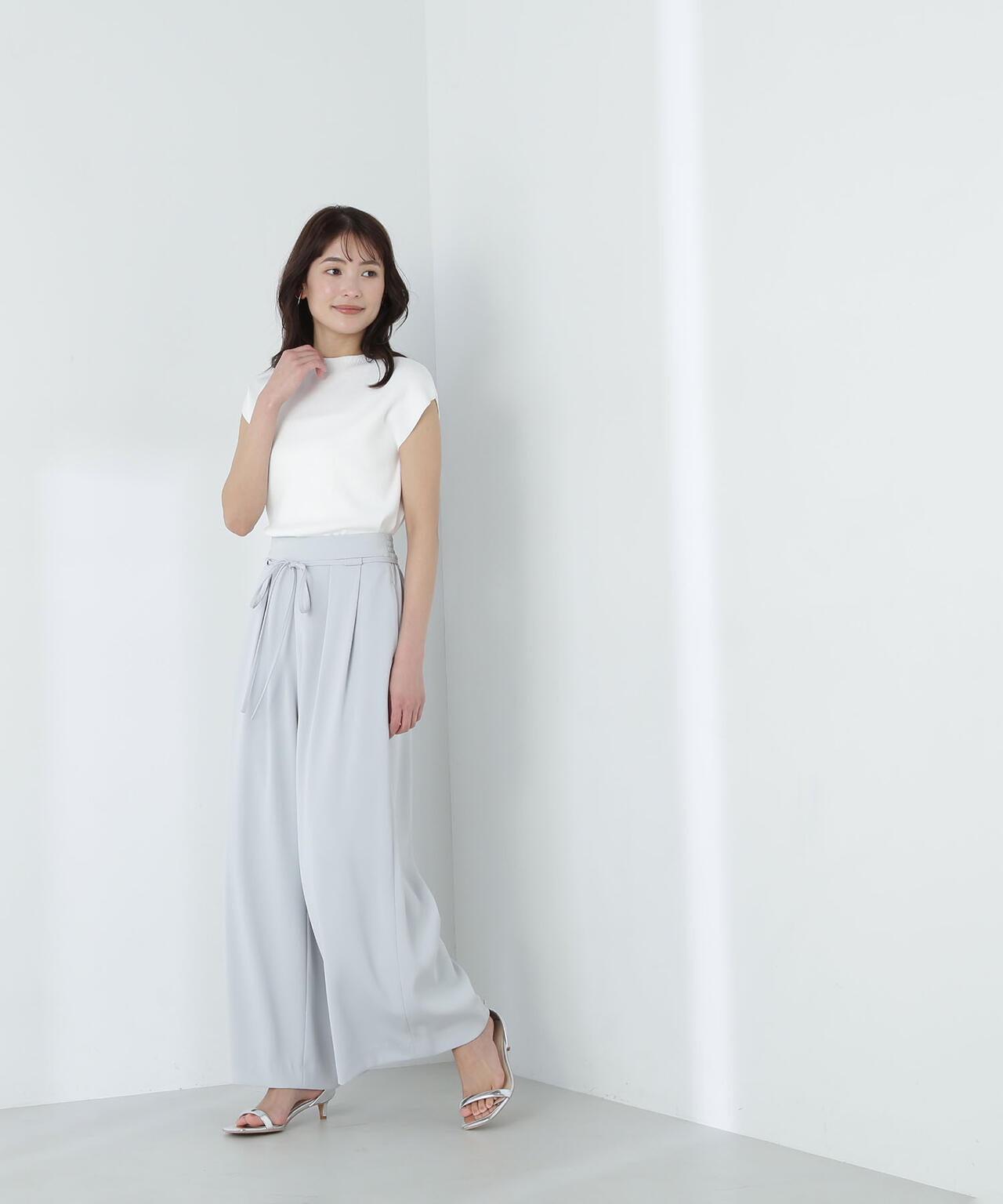 総針ベーシックシリーズ モックネックニット*