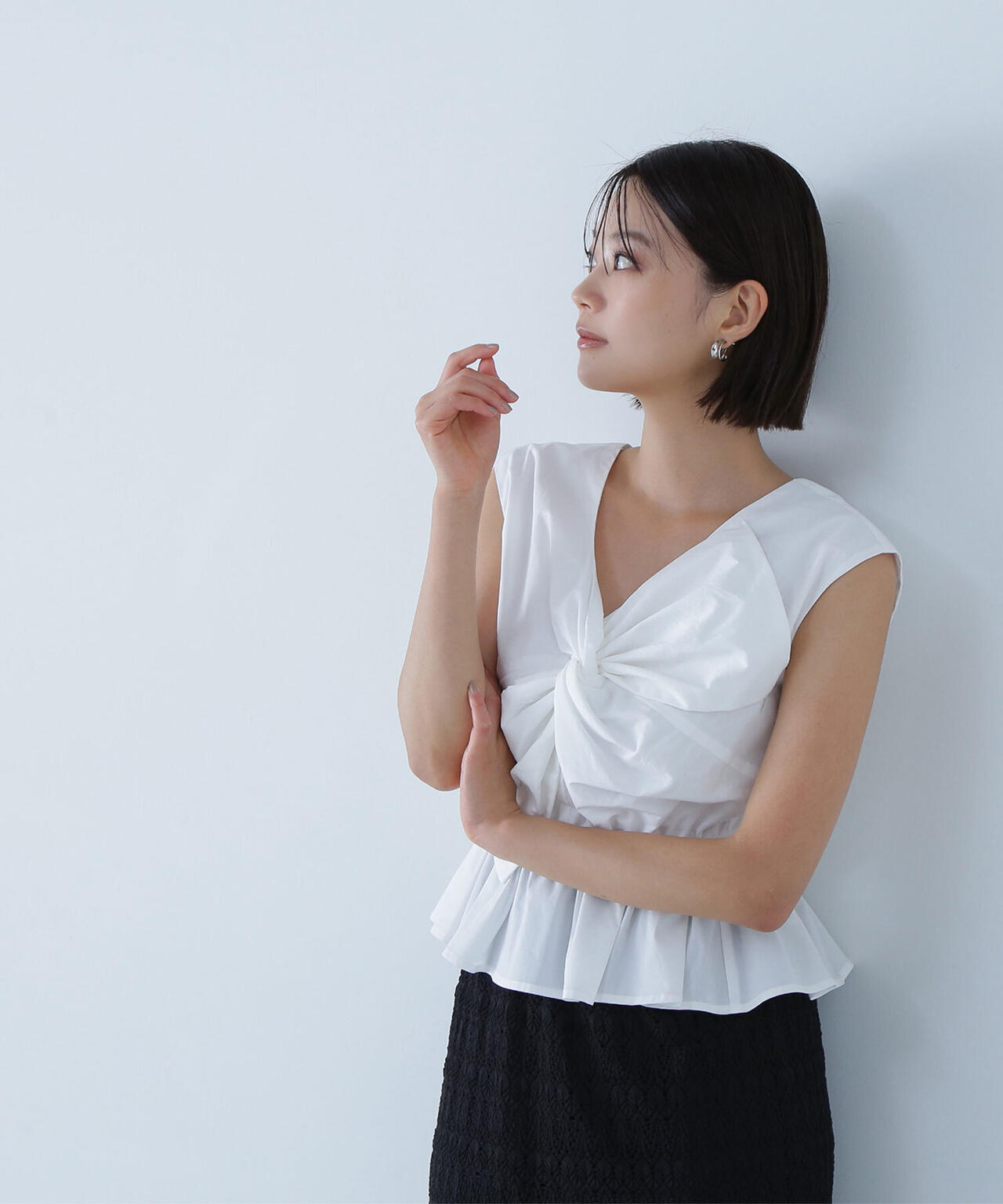 クロスリボンブラウス*