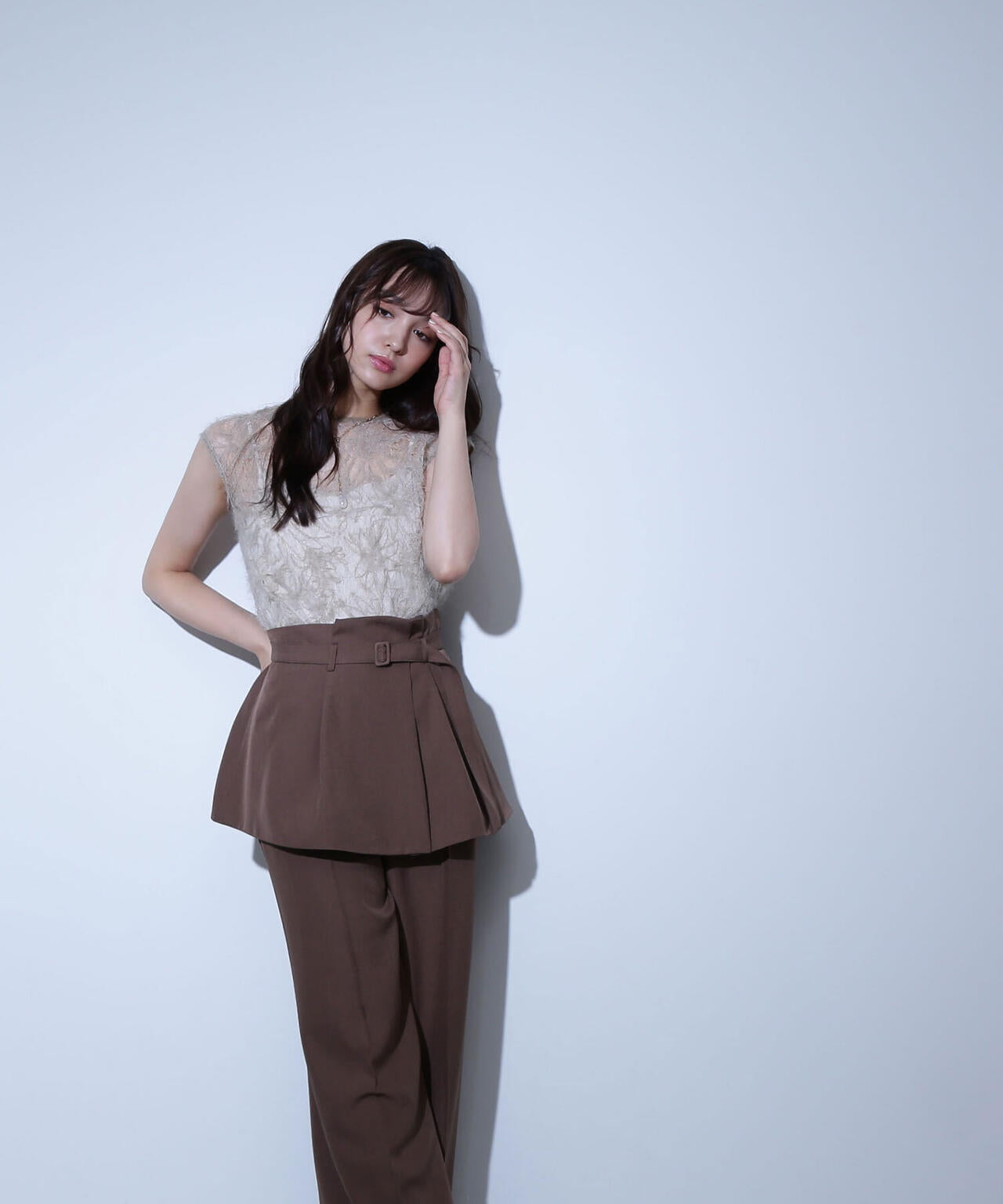 2wayベルテッドビスチェ＆パンツ*