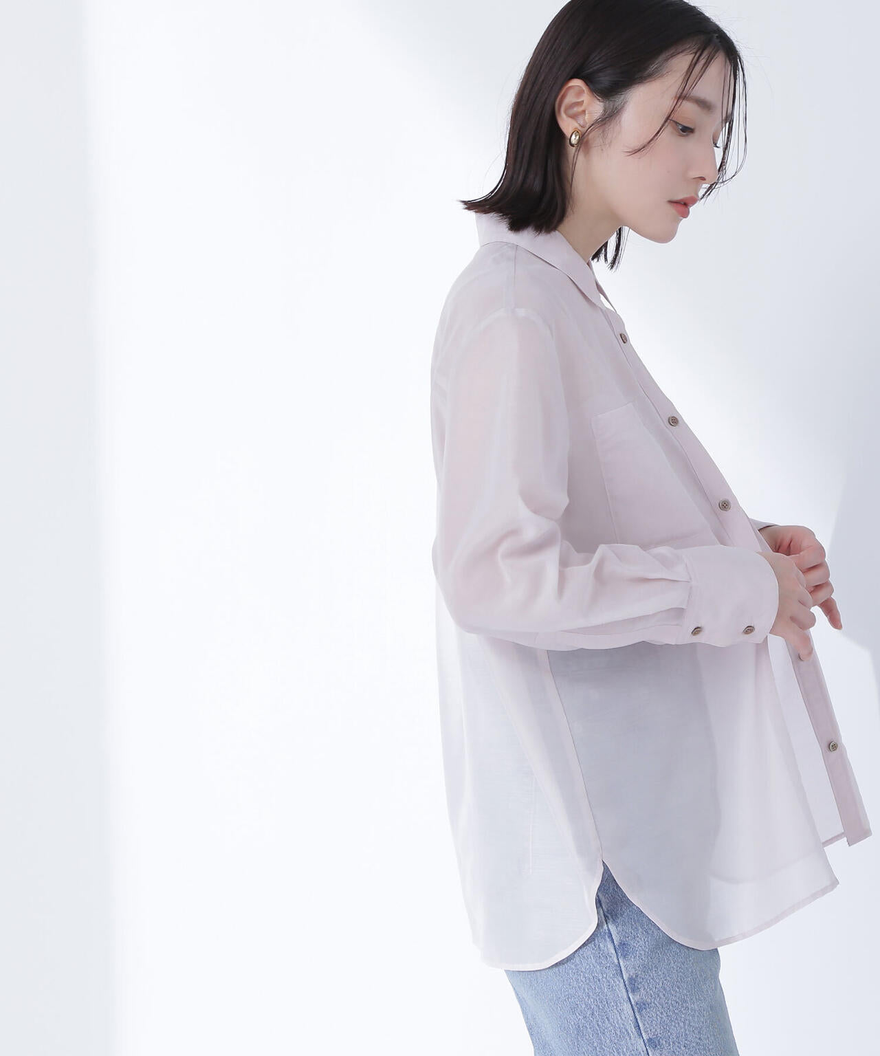 シアーシャツシリーズ　オーバーフォルム*