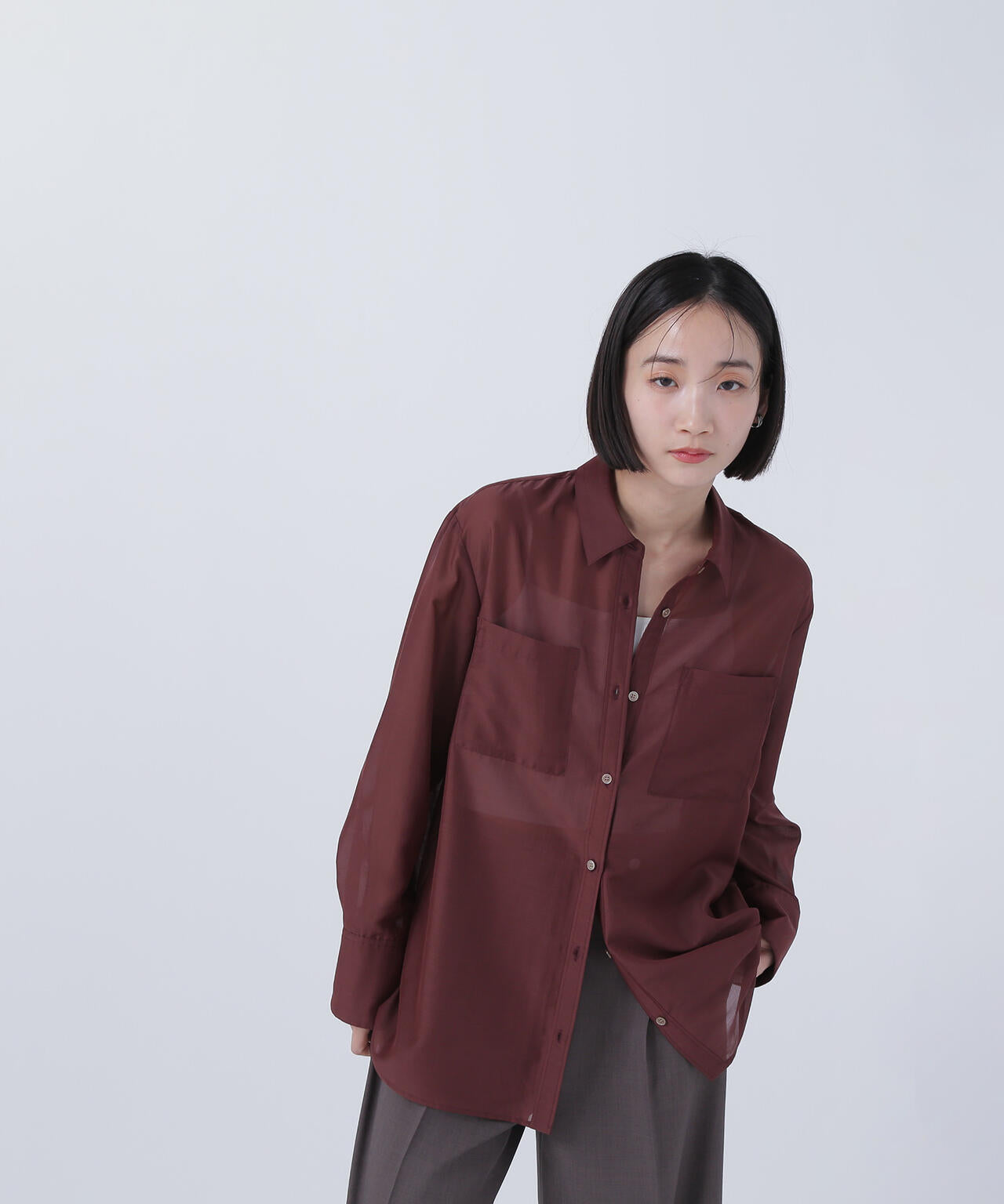 シアーシャツシリーズ　オーバーフォルム*
