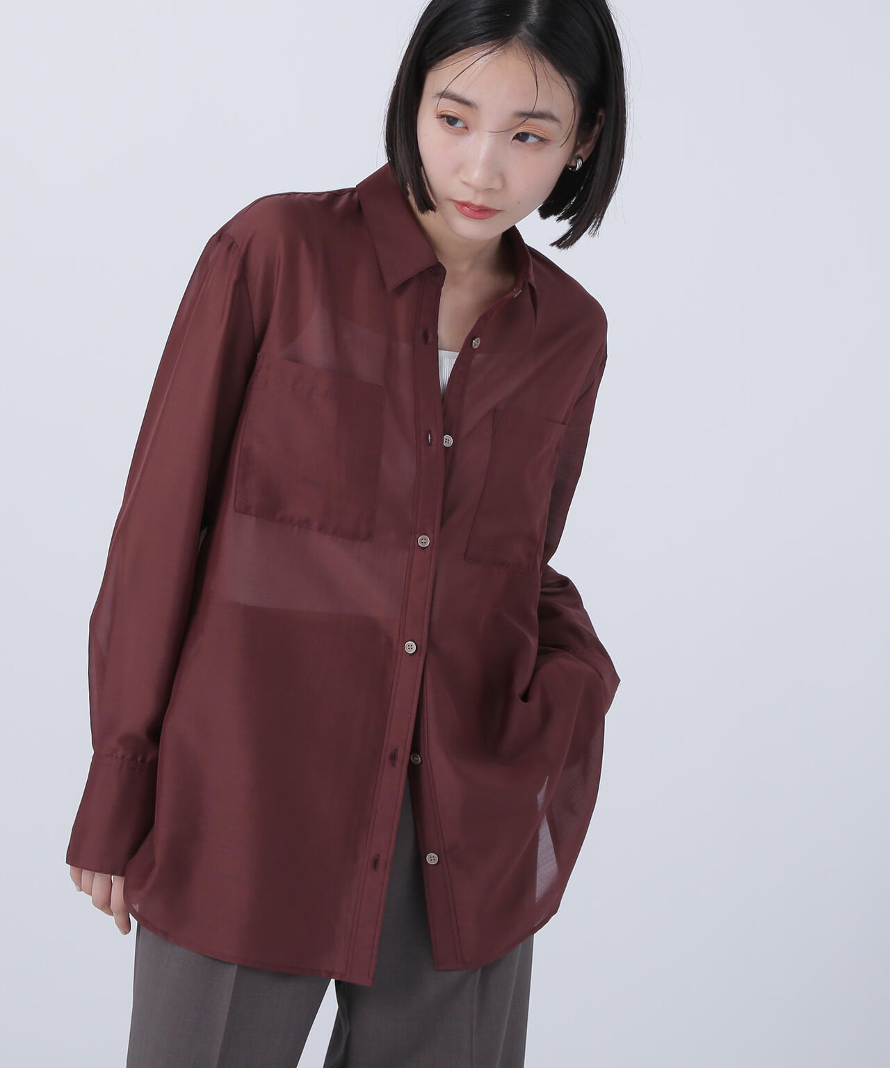 シアーシャツシリーズ　オーバーフォルム*