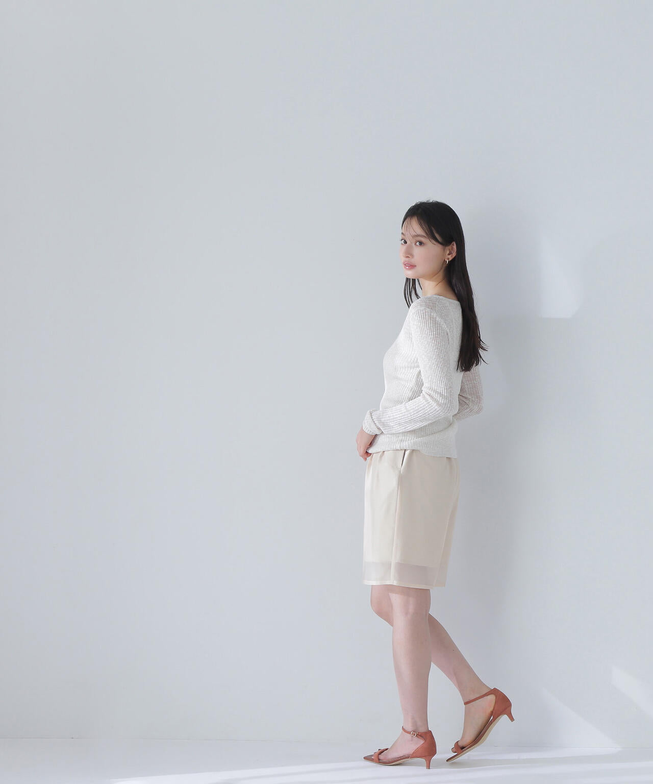 シアーハーフパンツ*