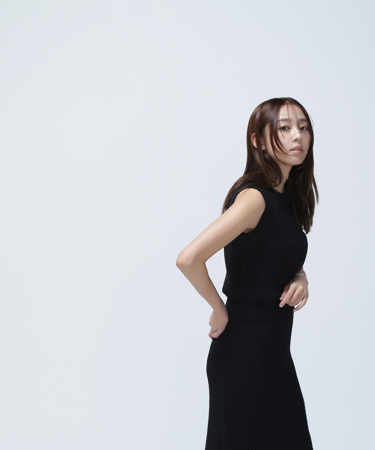 【THINK NATURAL】メッシュニットセットアップ*