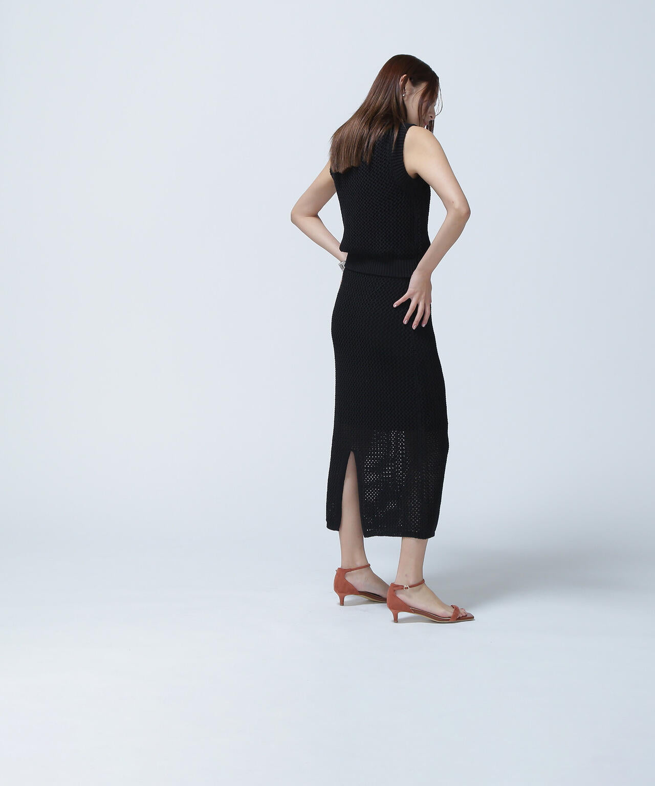 【THINK NATURAL】メッシュニットセットアップ*
