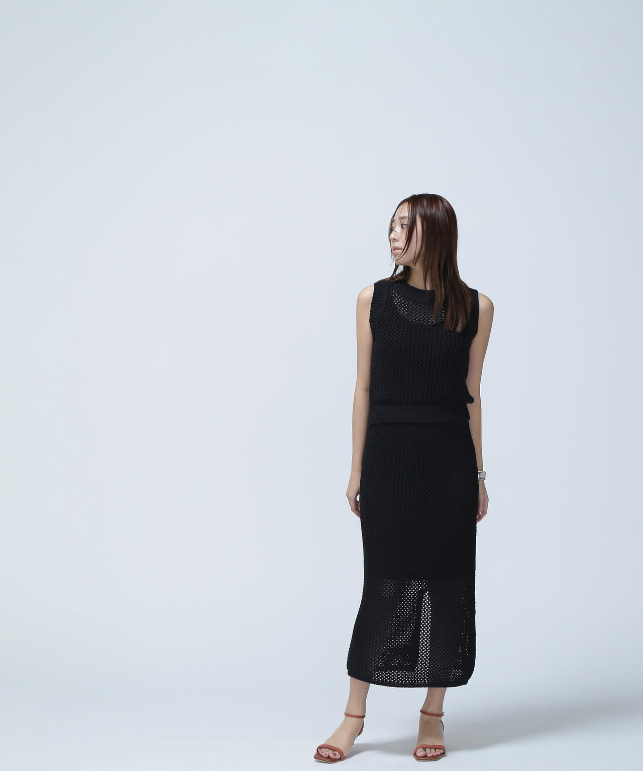 【THINK NATURAL】メッシュニットセットアップ*