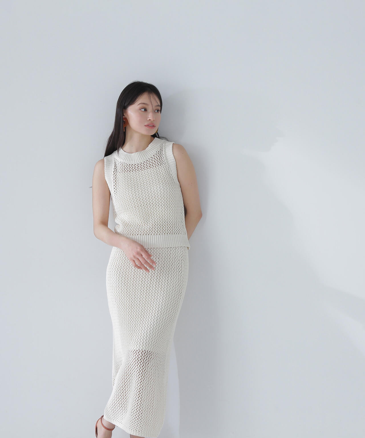 【THINK NATURAL】メッシュニットセットアップ*