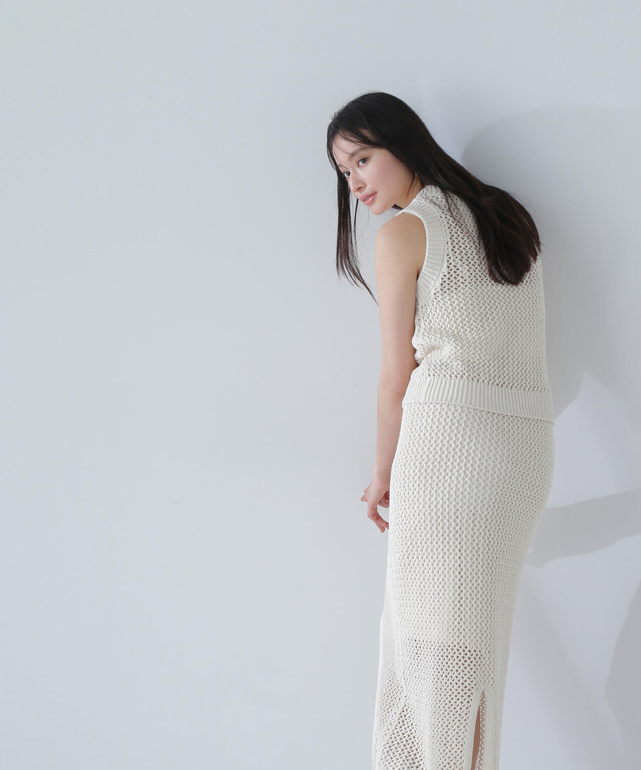 【THINK NATURAL】メッシュニットセットアップ*