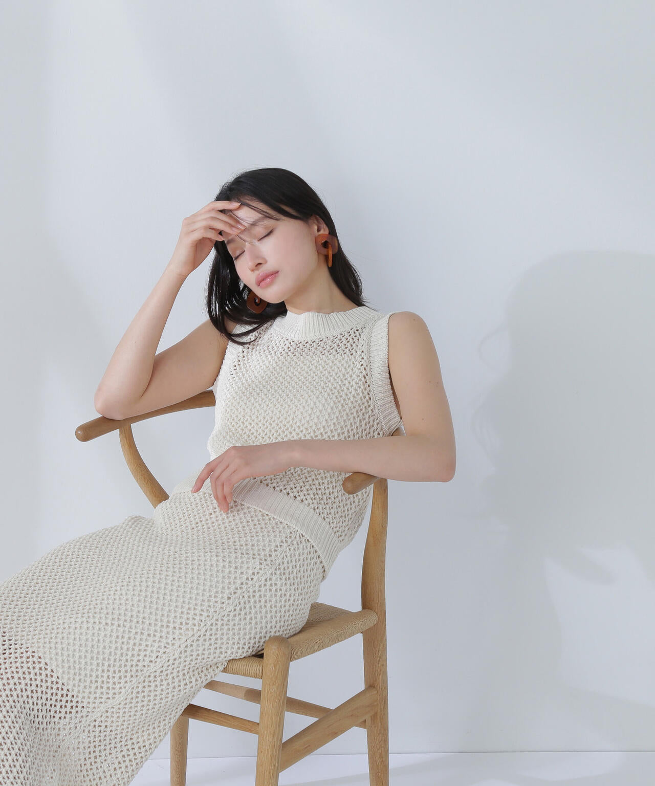 【THINK NATURAL】メッシュニットセットアップ*
