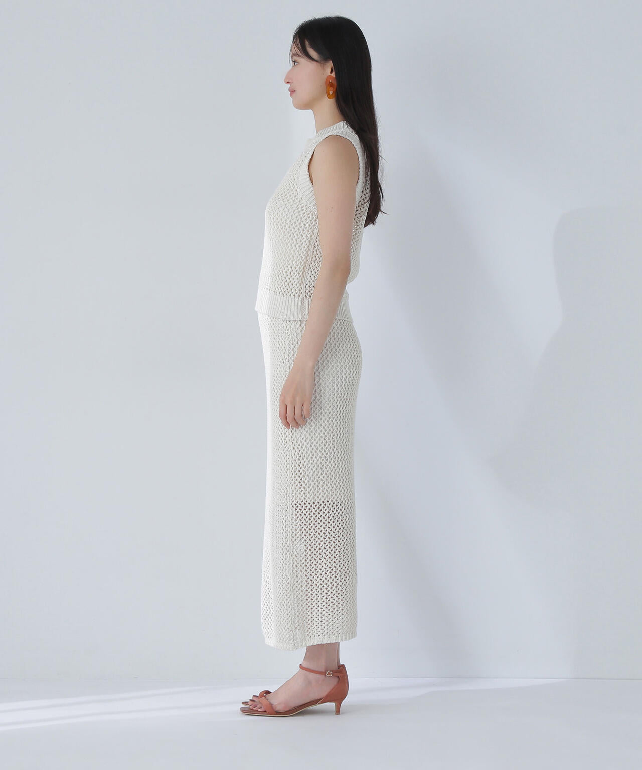 【THINK NATURAL】メッシュニットセットアップ*