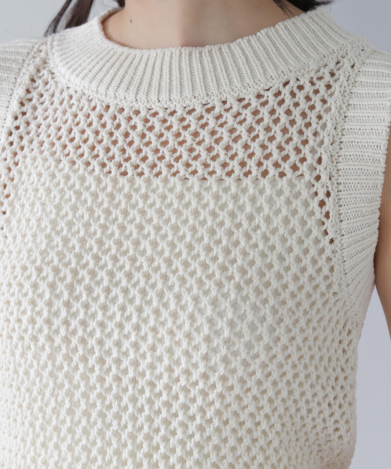 【THINK NATURAL】メッシュニットセットアップ*