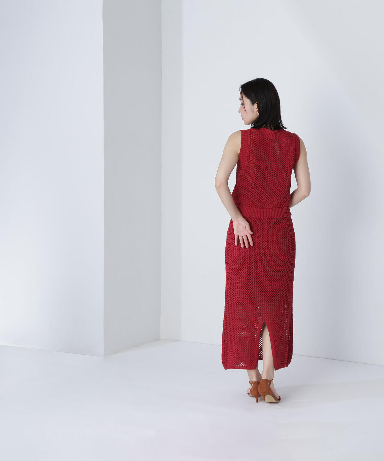 【THINK NATURAL】メッシュニットセットアップ*