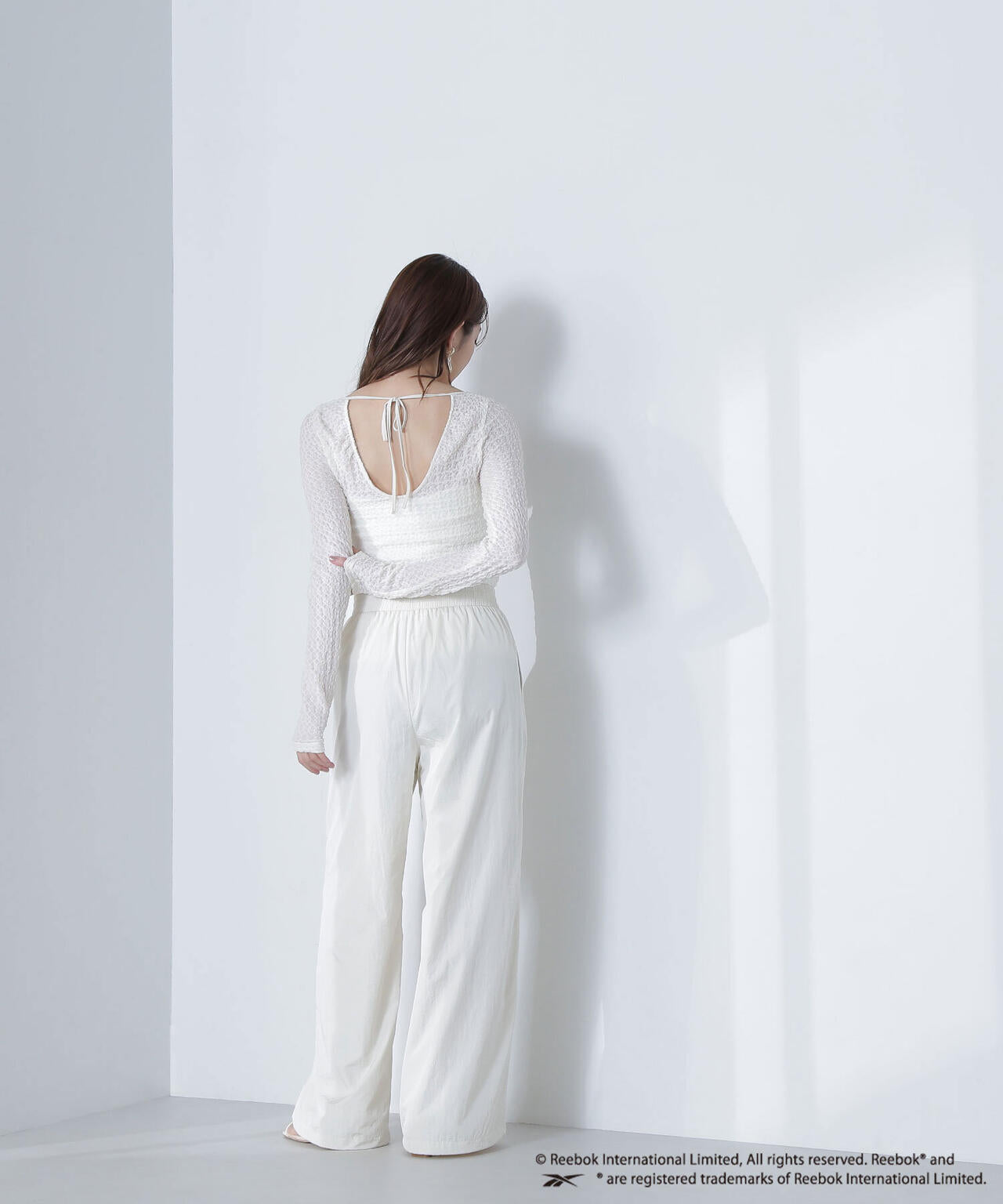 【THINK BEAUTY】バックシャンレースカットソー*