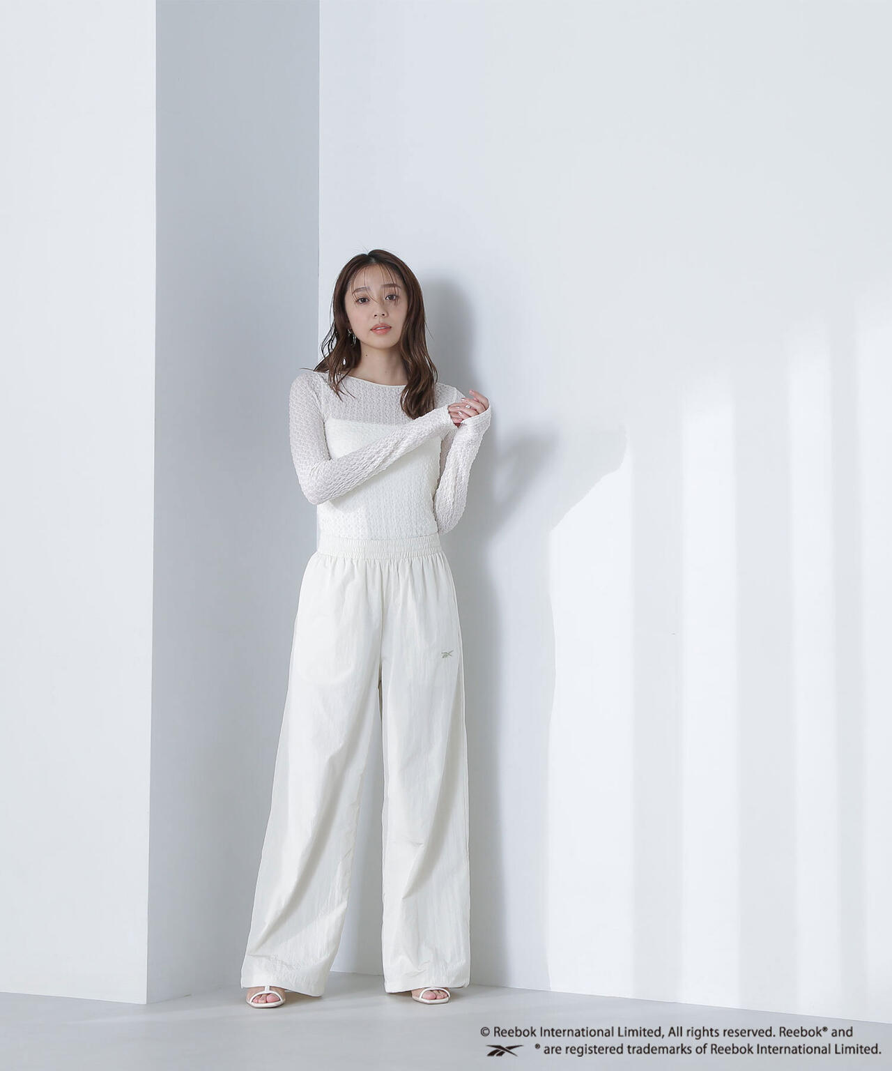 【THINK BEAUTY】バックシャンレースカットソー*