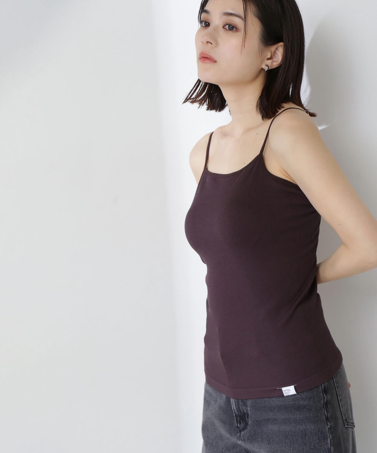 <Oggi掲載>カップインバックシャンキャミソール
