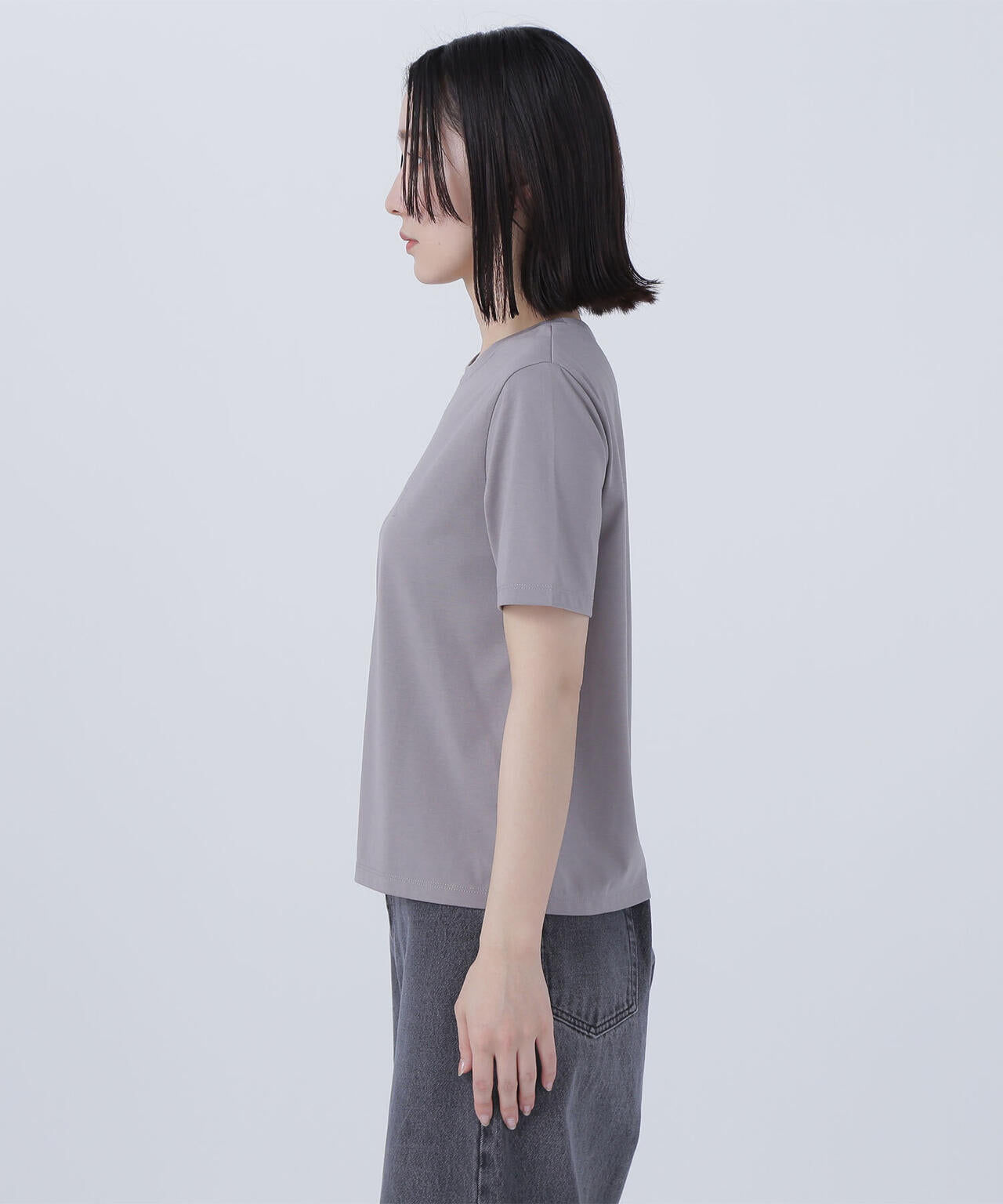 箔ロゴプリントTシャツ*