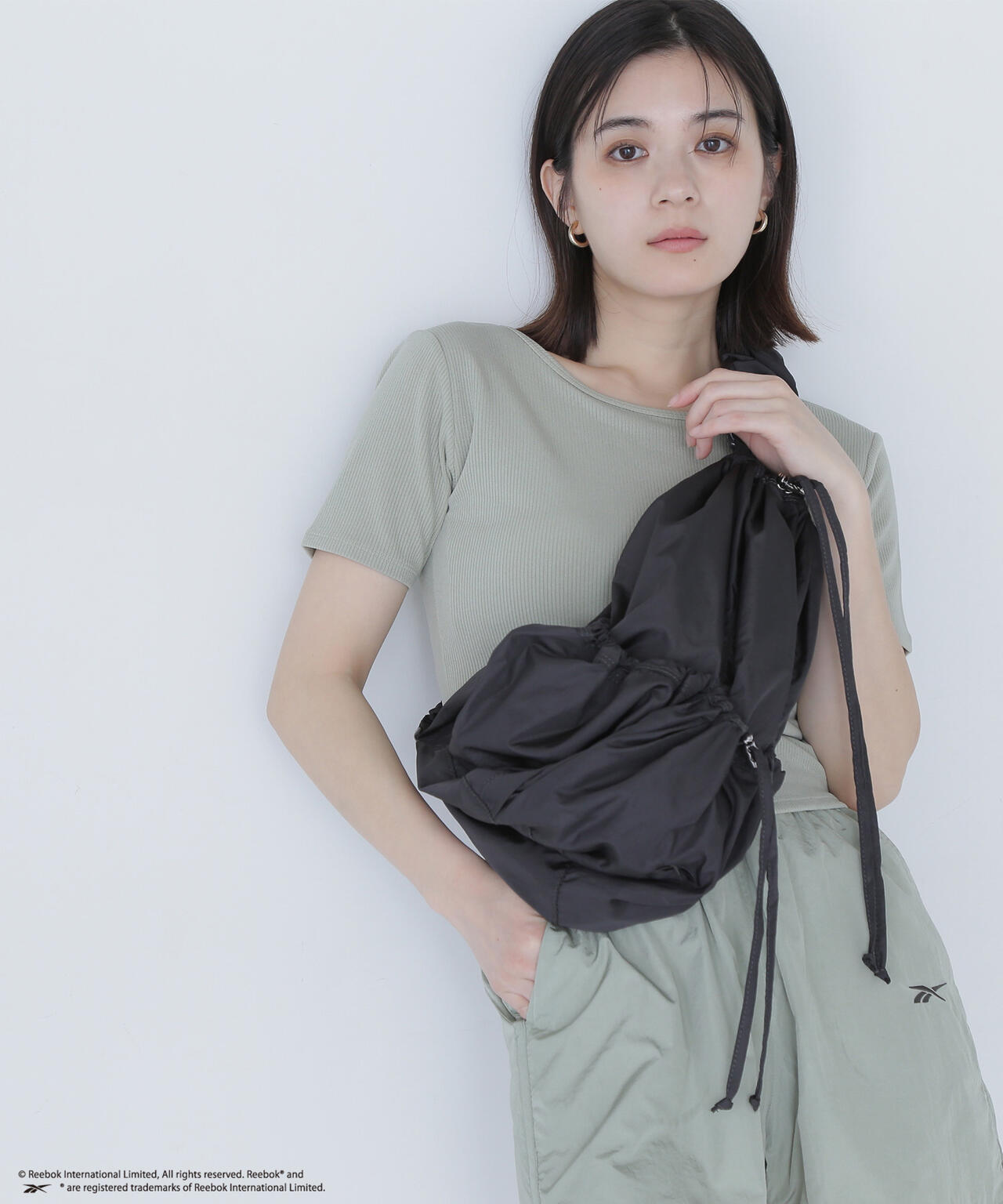 【THINK BEAUTY】Reebok DRAWSTRING BAG*