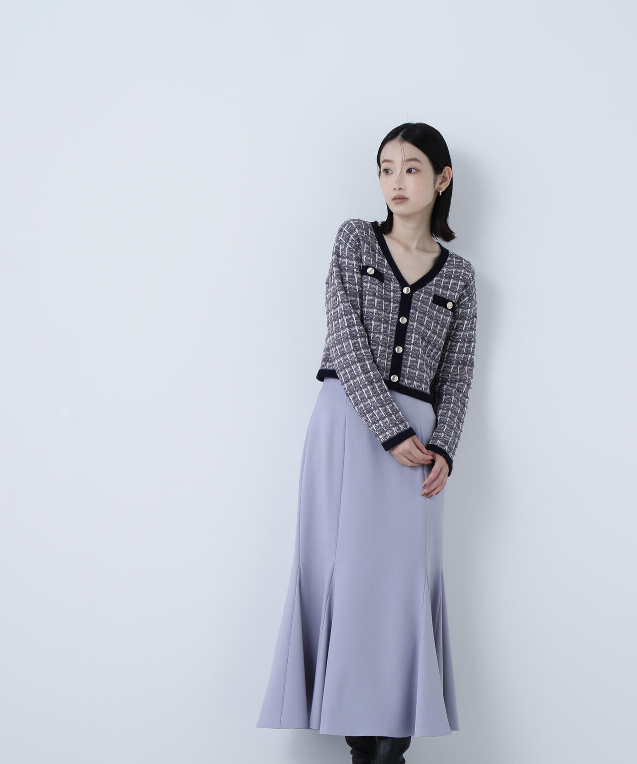 ヘム切替マーメイドスカート*