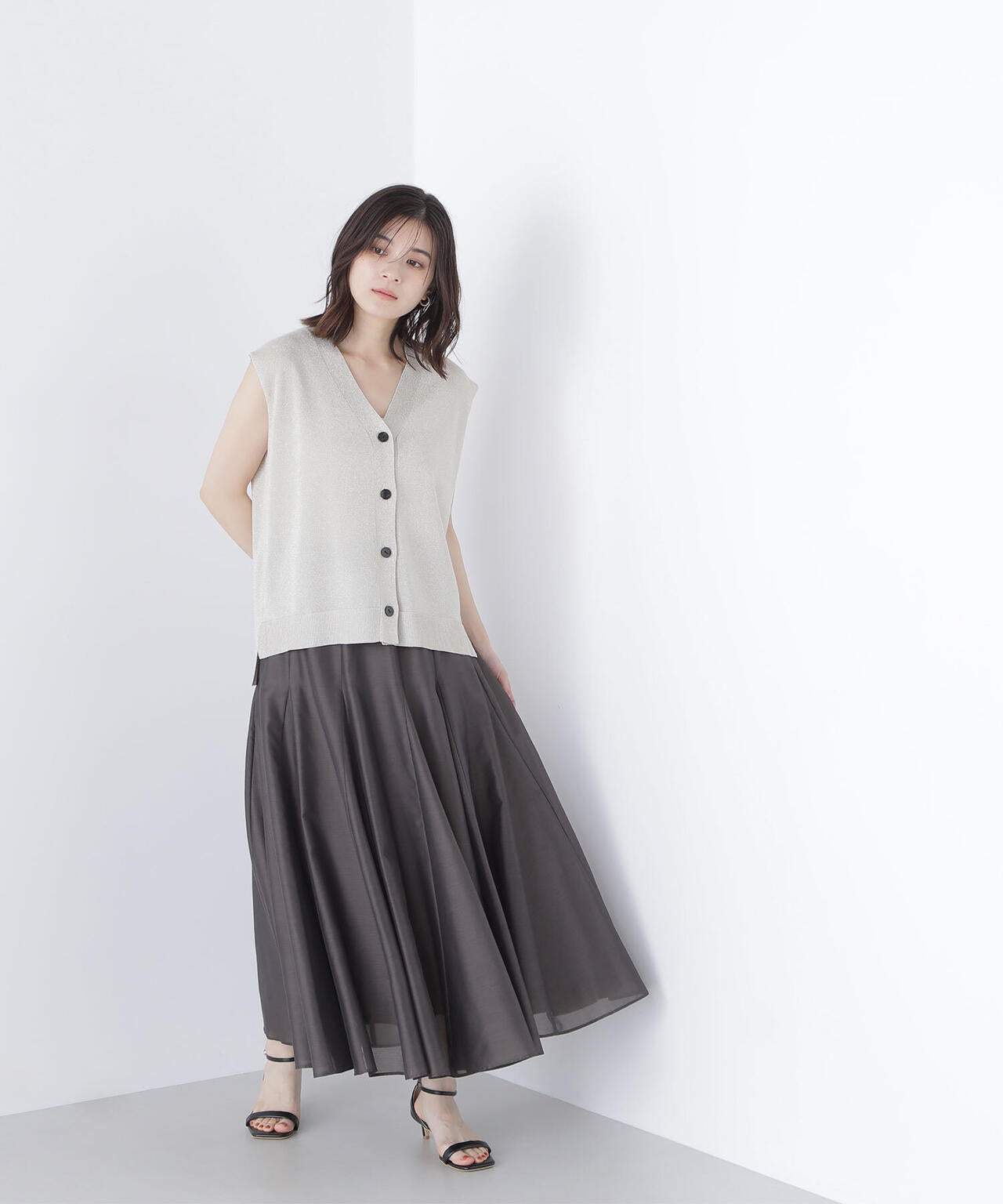 シャイニーシアーボイルスカート*