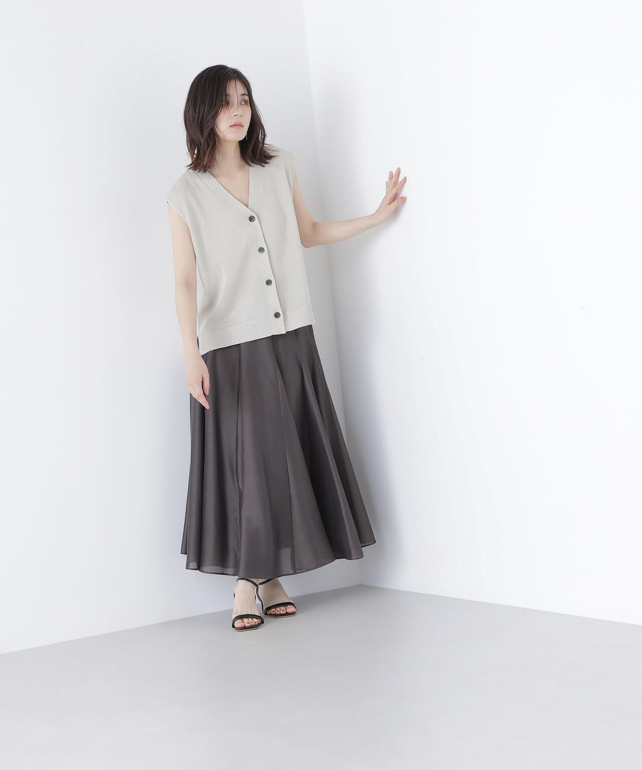 シャイニーシアーボイルスカート*