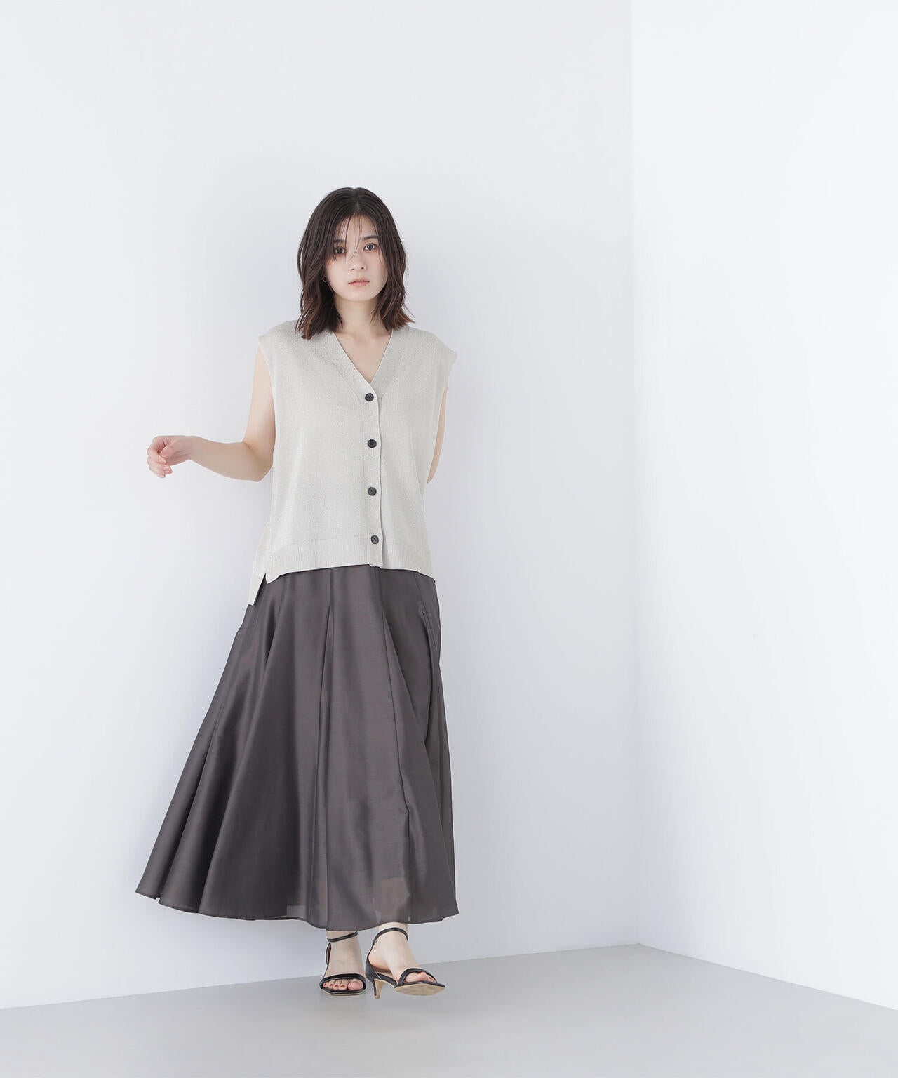 シャイニーシアーボイルスカート*