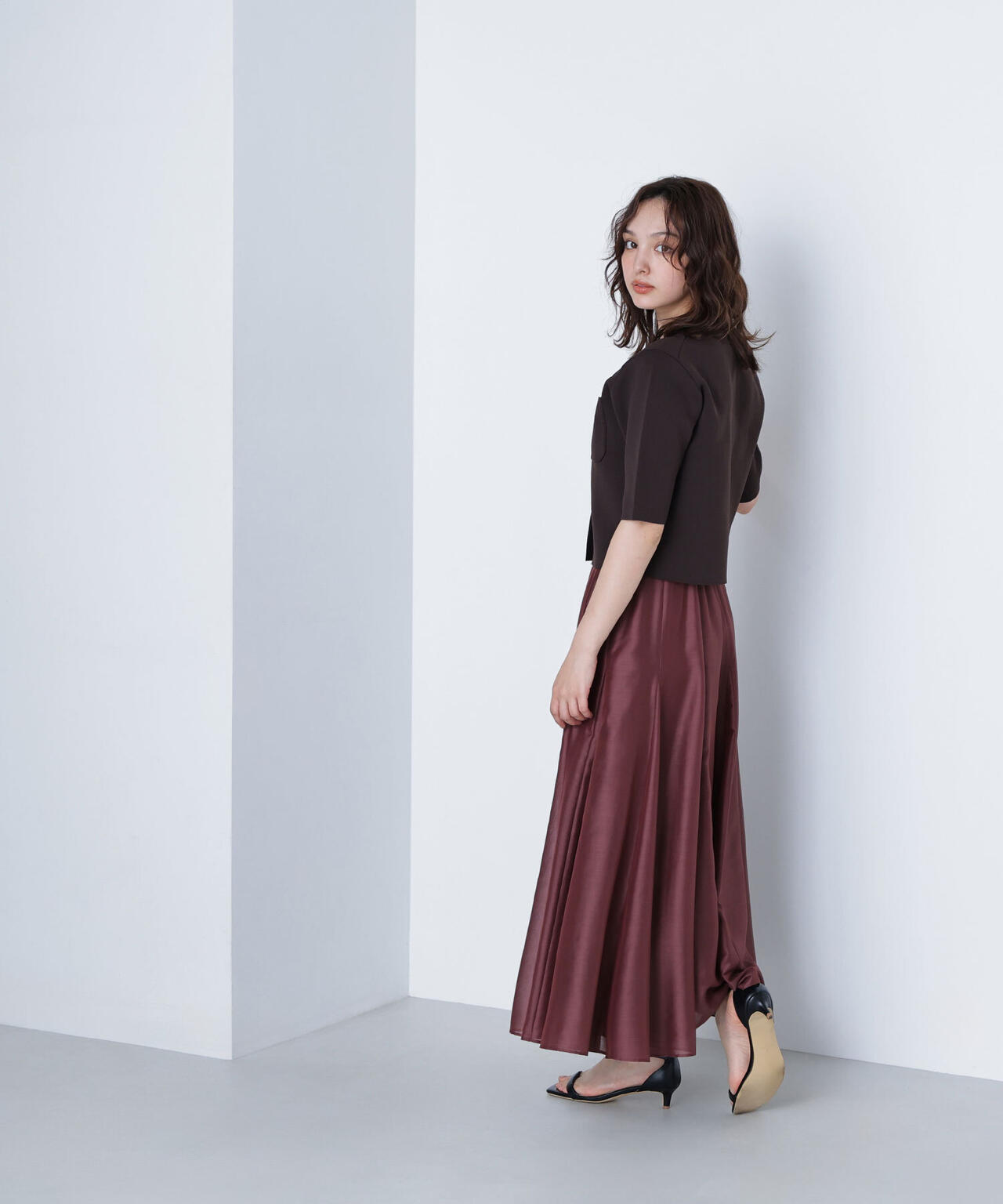 シャイニーシアーボイルスカート*