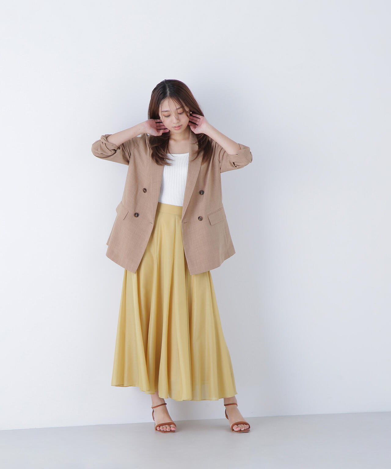 シャイニーシアーボイルスカート*