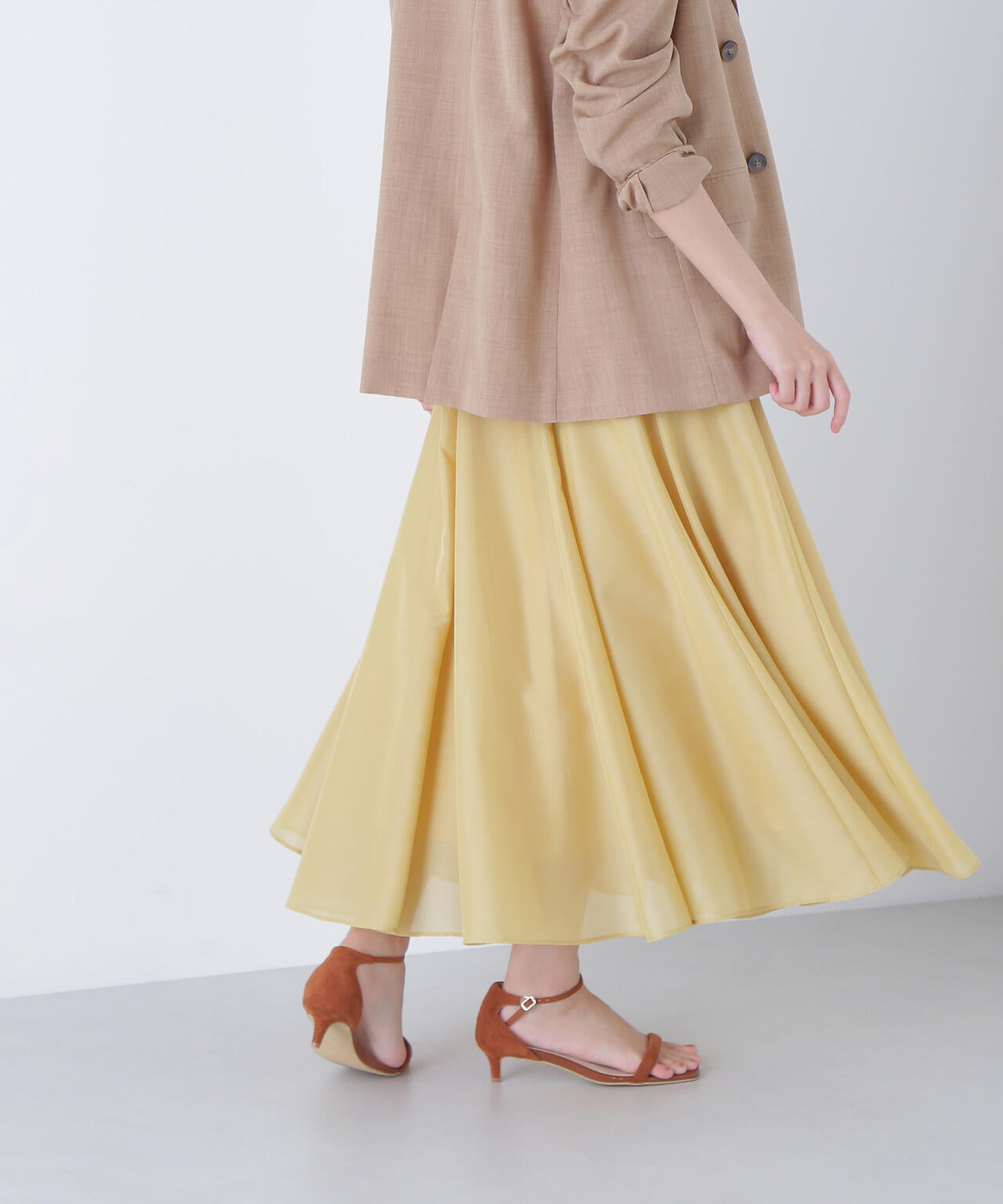 シャイニーシアーボイルスカート*