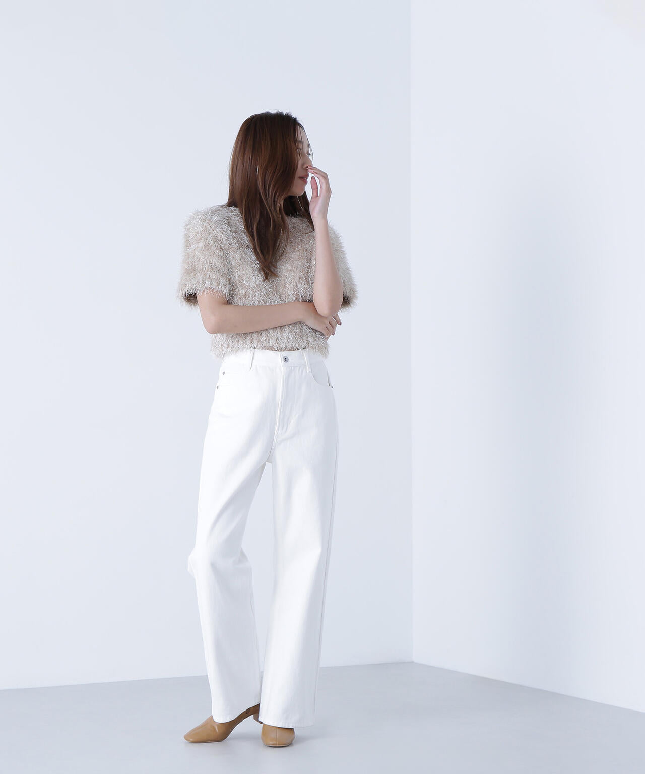 ＜ちょうど、いい服＞私に“ちょうどいい”ワイドストレートパンツ*