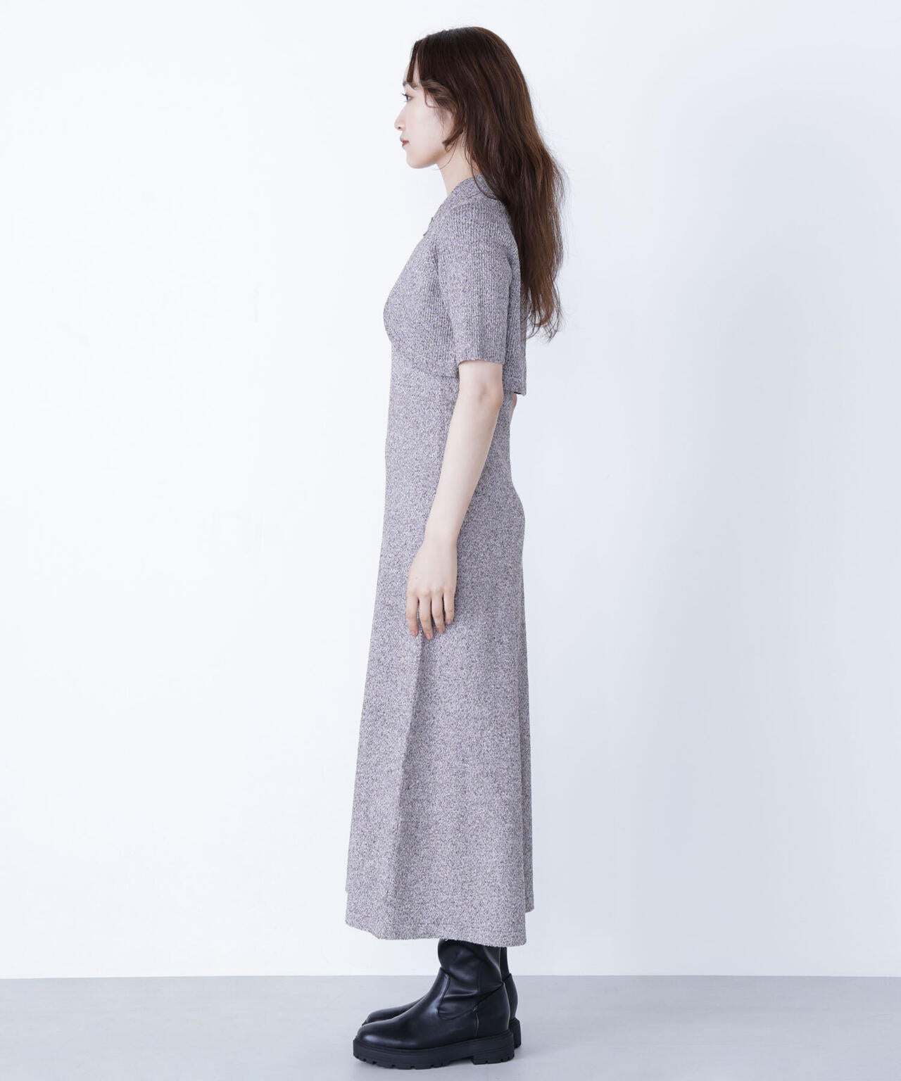 ショートボレロセットニットワンピース*