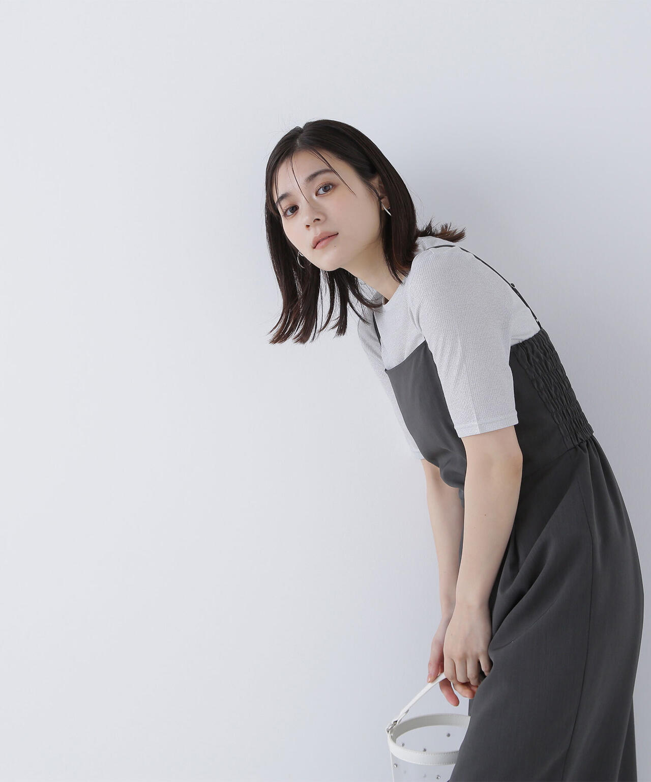 ラメリブカットソー*