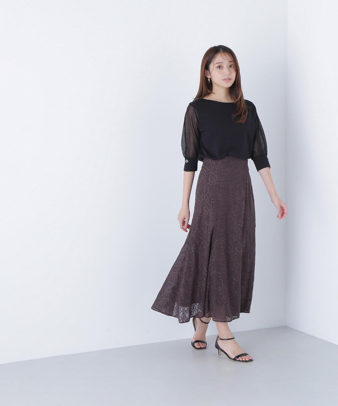 シアースリーブハトメカフスニット*