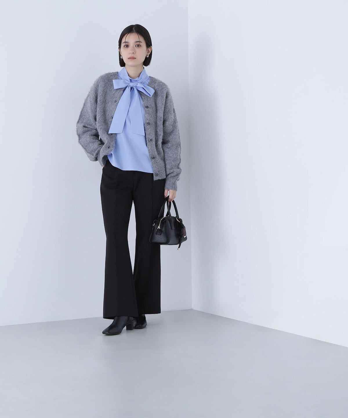 2wayヘアリーカーディガン＊