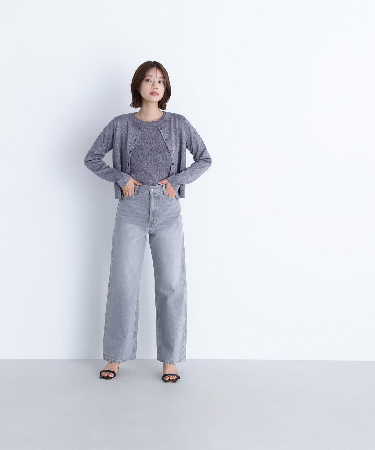 ベーシッククルーネックアンサンブル*
