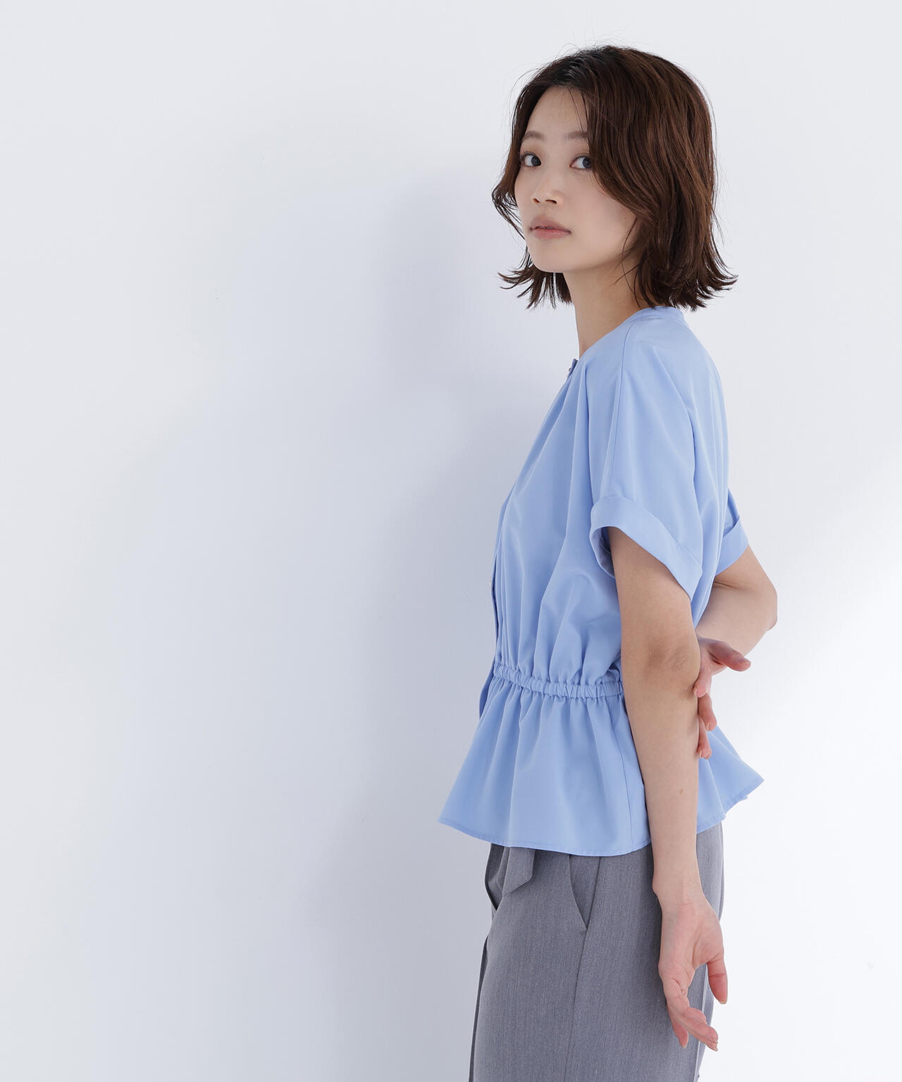 ＜ちょうど、いい服＞きゅっとふわっと。全部盛りブラウス