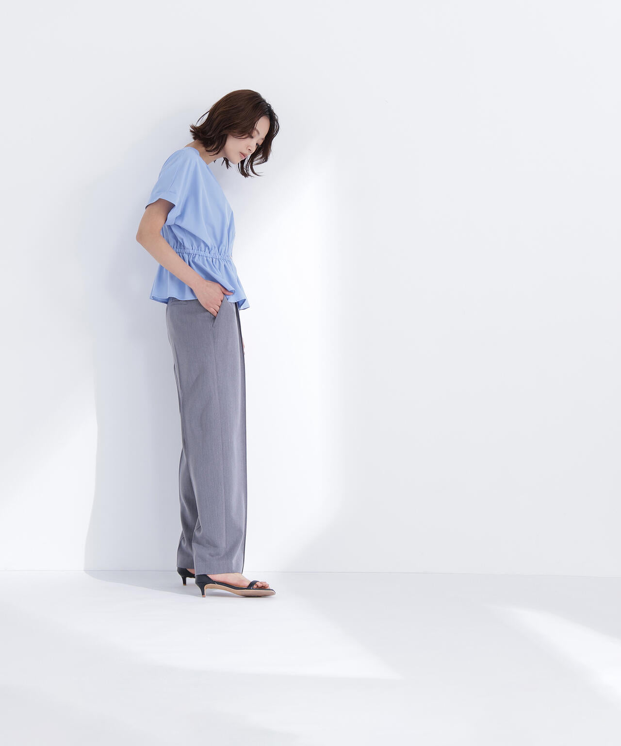 ＜ちょうど、いい服＞きゅっとふわっと。全部盛りブラウス