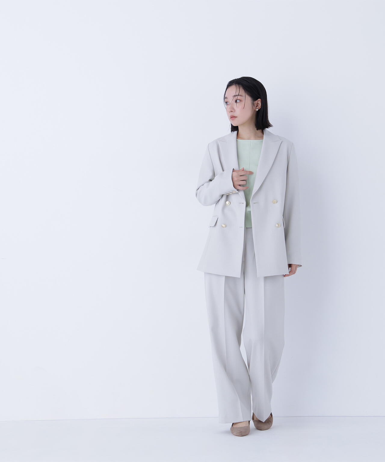 ダブルブレスト  SETUP パンツ