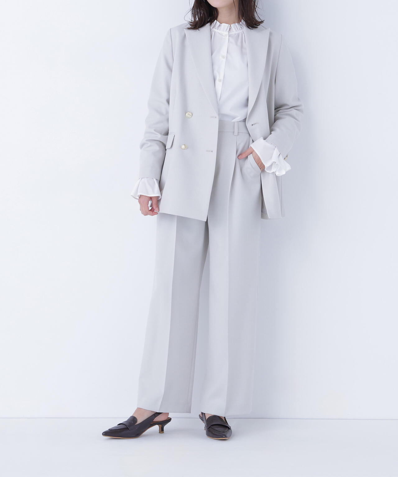 ダブルブレスト  SETUP パンツ