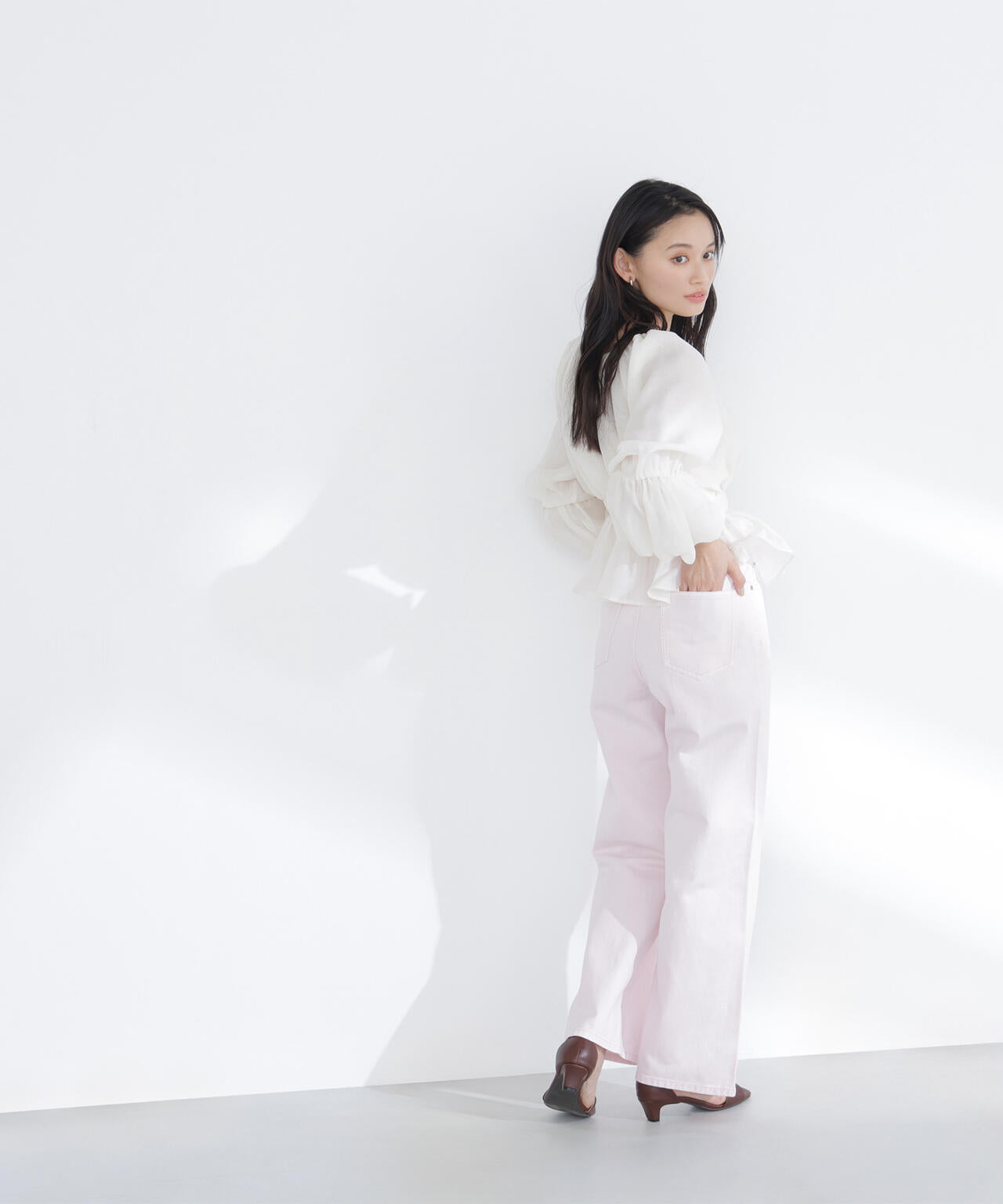 ＜sweet・Oggi.jp掲載＞ワイドストレートデニムパンツ