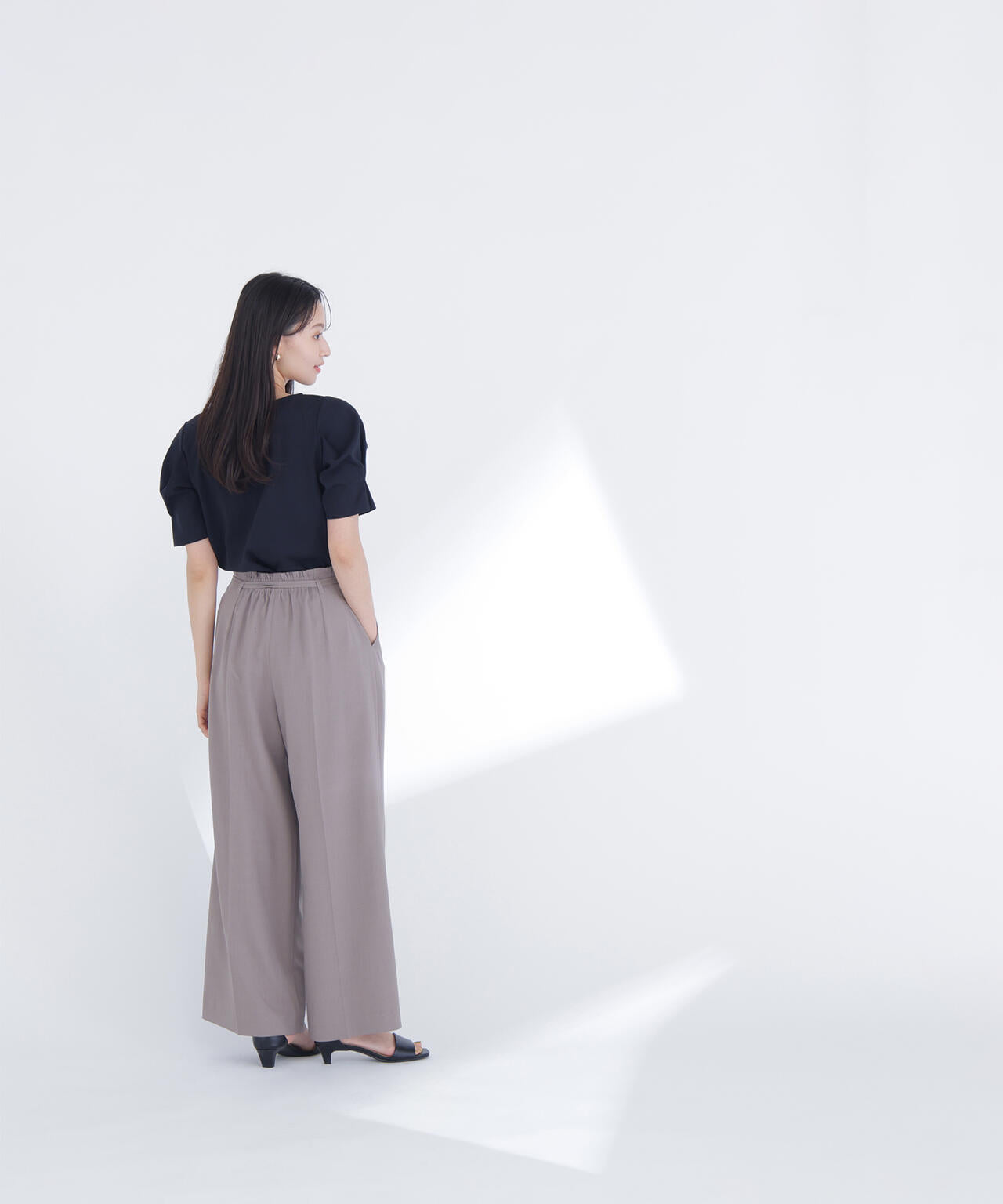 ベーシックTシャツ フォルムスリーブ