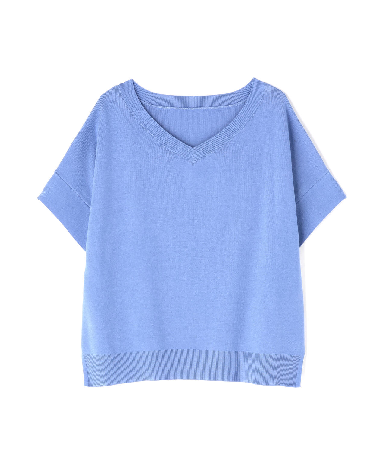 ＜sweet掲載＞総針ベーシック Vネックニット