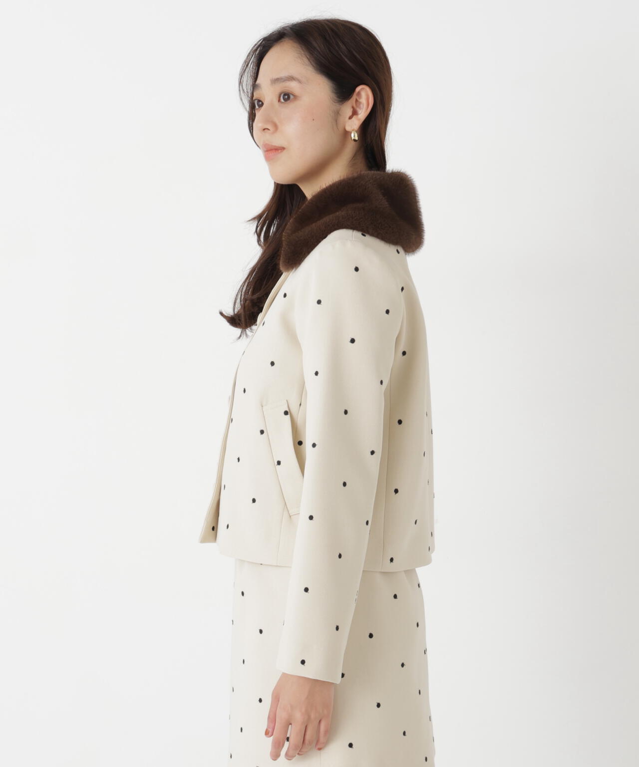 165.5cm 着用サイズ：FR