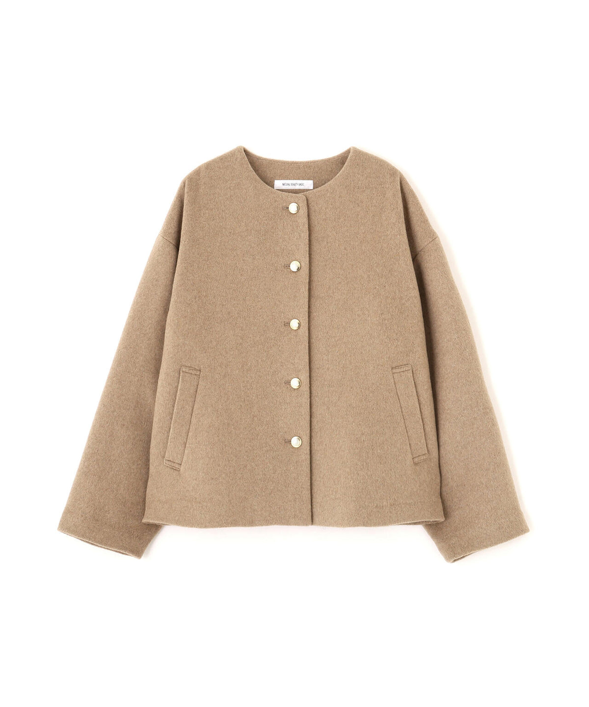 ＜WEB限定カラー：モカ＞＜ちょうど、いい服＞“いつもの”が見違えるハーフコート