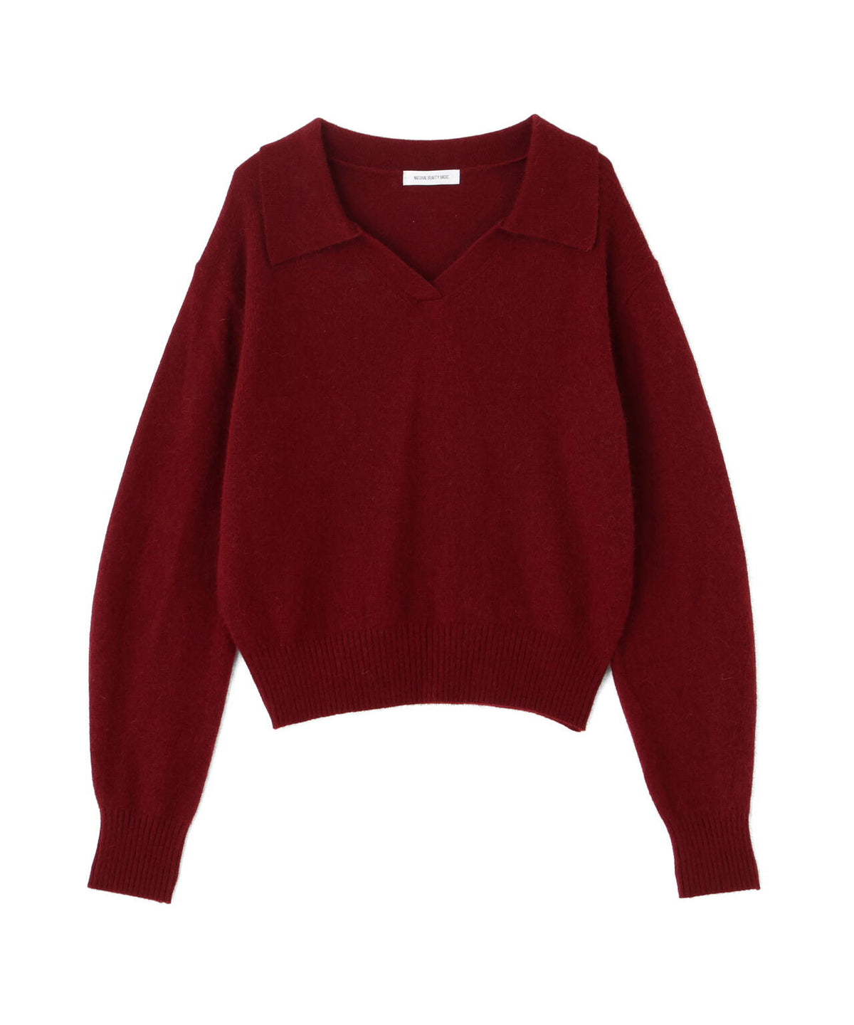 ＜WEB限定カラー：ライトグリーン＞＜ちょうど、いい服＞品よく、ゆるく。スキッパーニット