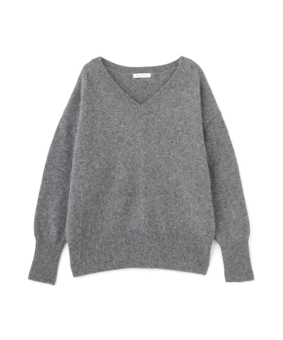 ＜WEB限定カラー：ピンク＞＜ちょうど、いい服＞柔らか、ほおずりフォックス混ニット